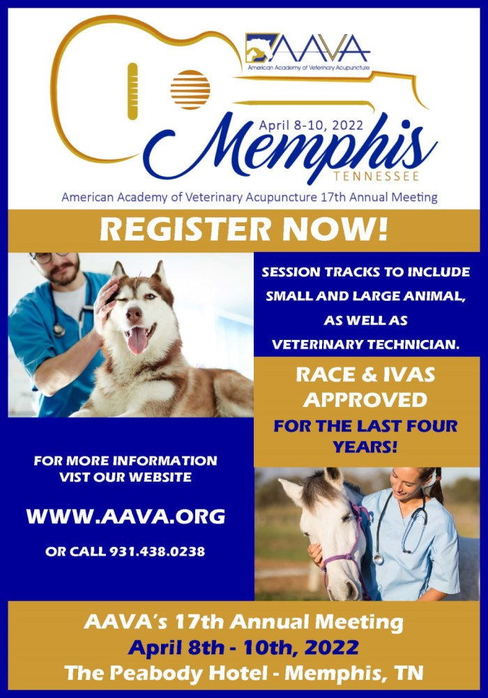 American Academy of Veterinary Acupuncture Annual Meeting