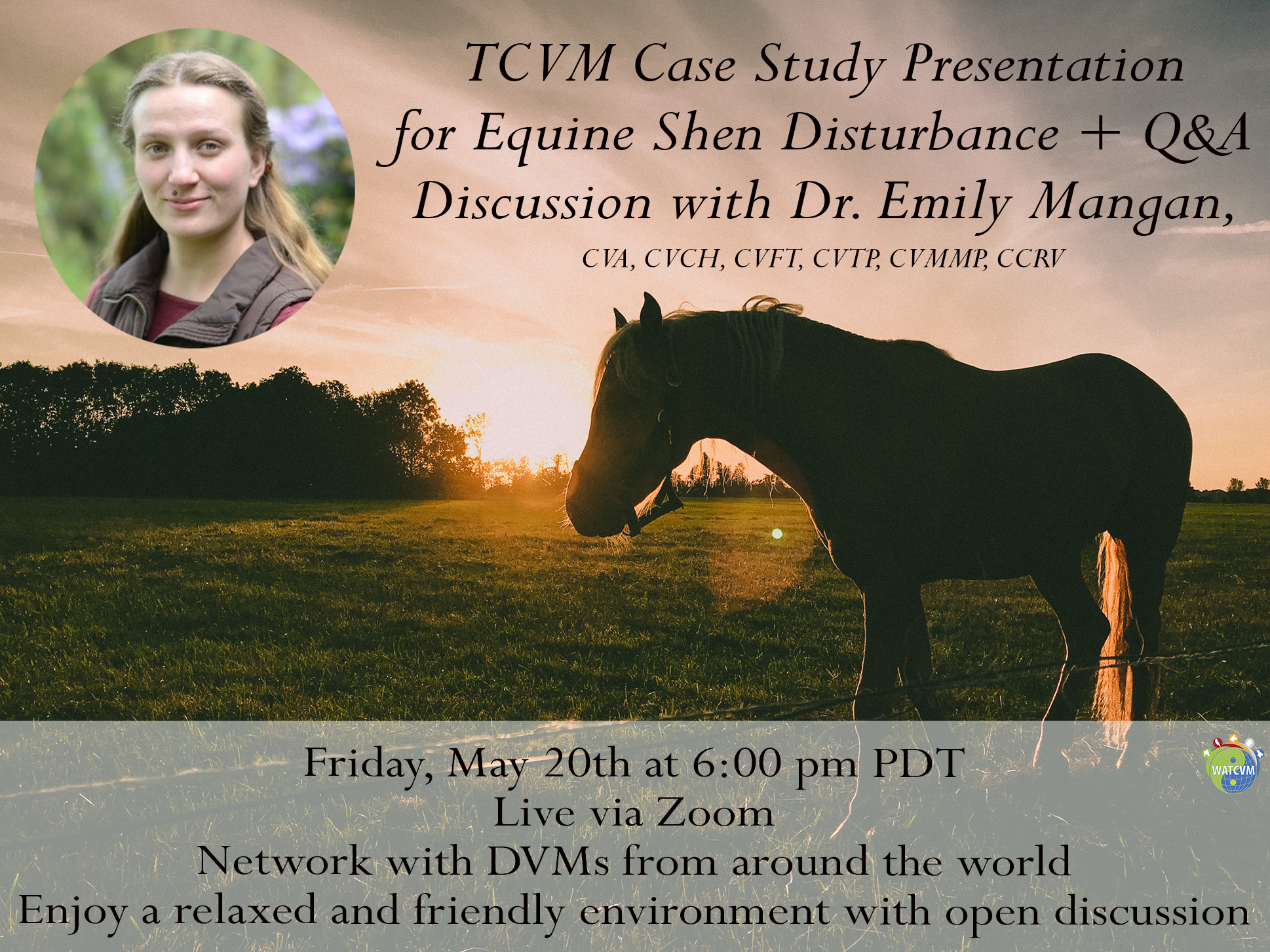 TCVM Presentation with Dr. Emily Mangan